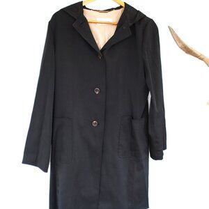 Calvin Klein Woman's Rain Coat with Hood in Medium